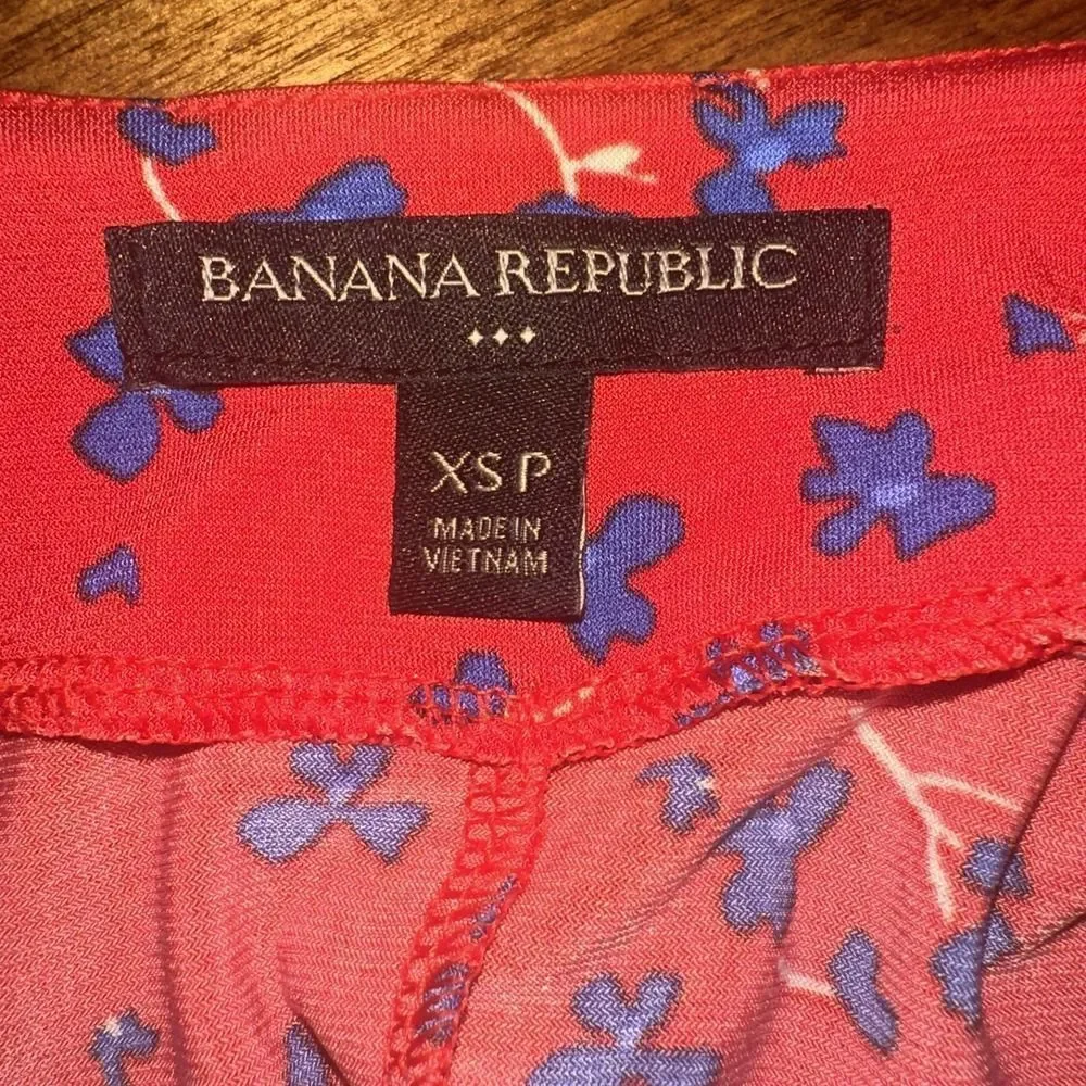 Banana Republic Women's‎ Faux Wrap Dress Front Knotted Dress Size XSP